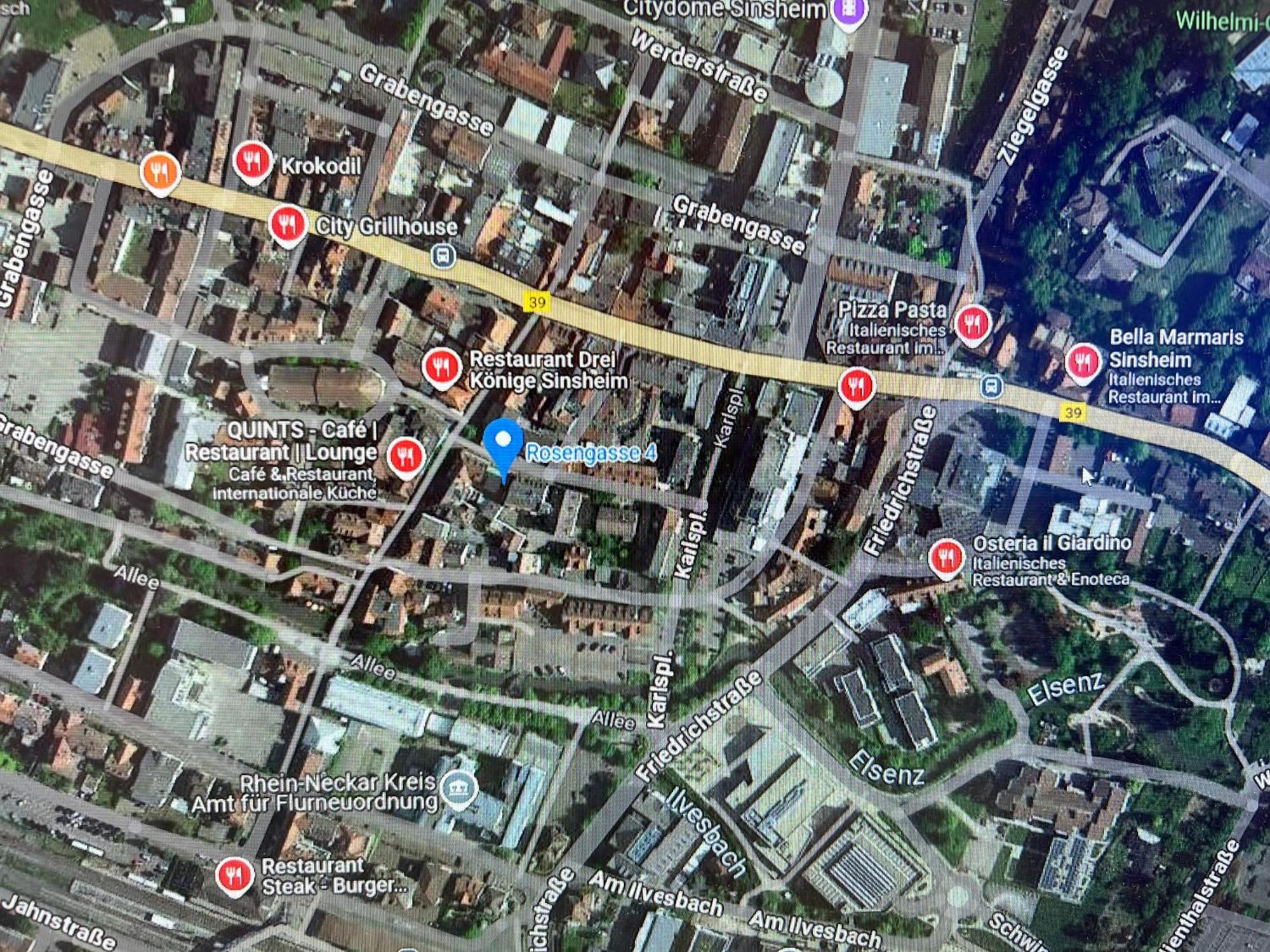 City Apart 2 Stadtwohnung Mit Netflix Nahe Bahnhof Sinsheim Eksteriør bilde